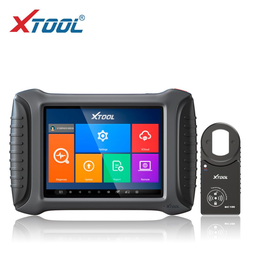 XTOOL X100 PAD3 X100 PAD Elite Professional Tablet Key Programmer With KC100 Global Version 2 Years Free Update