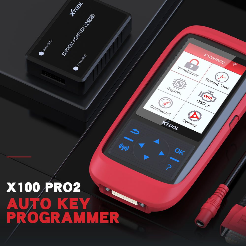 XTOOL X100 Pro2 Auto Key Programmer with EEPROM Adapter Support Mileage Adjustment