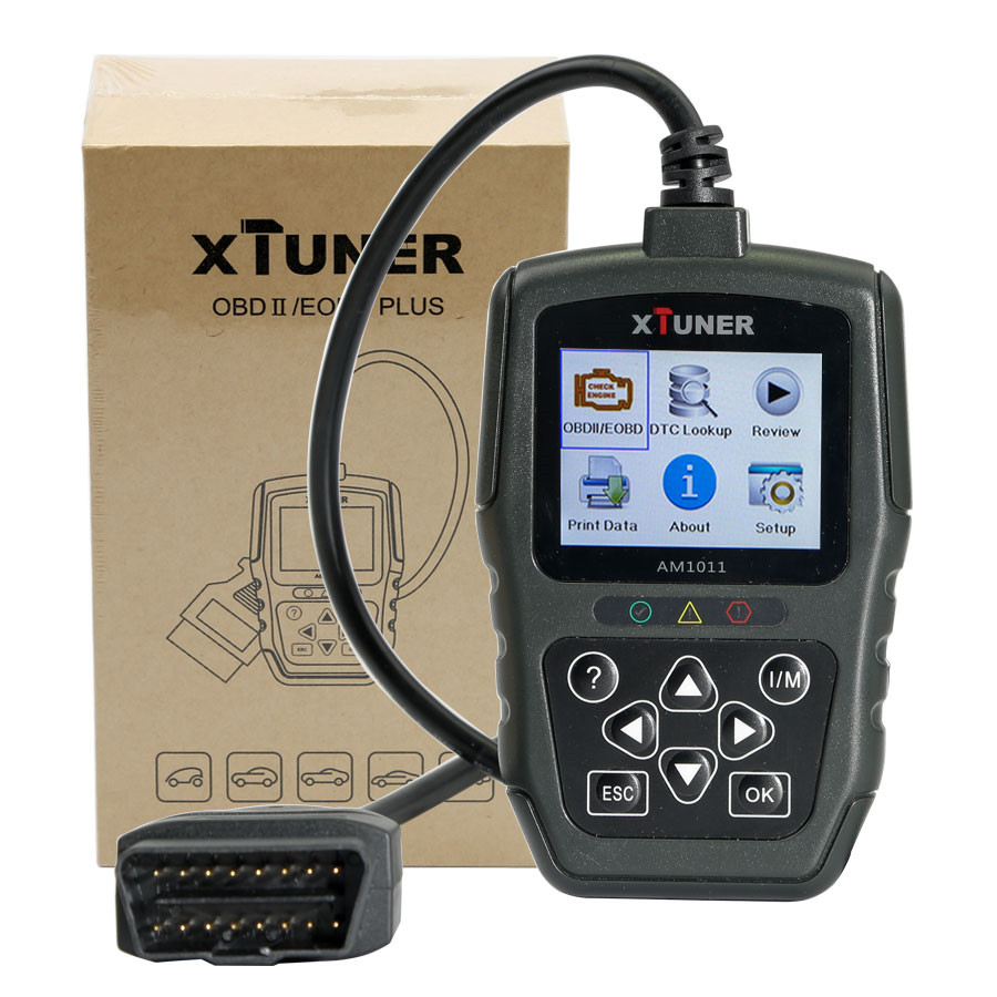 Multi-language XTUNER AM1011 OBDII/EOBD Plus Code Reader Update Online