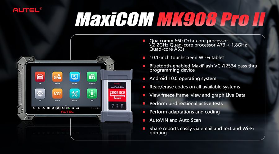 Autel MaxiCOM MK908 PRO II