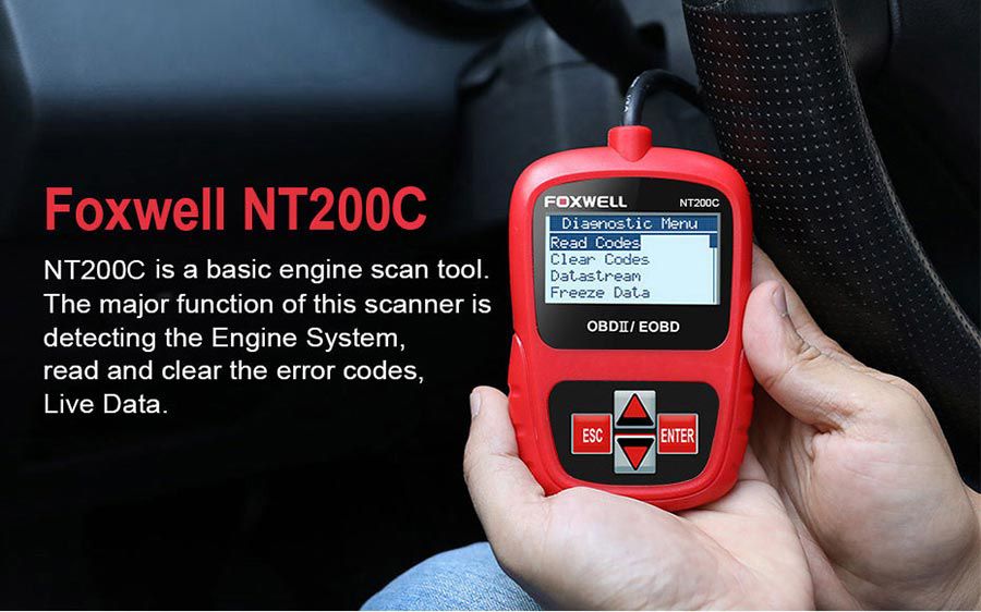 FOXWELL NT200C OBDII/EOBD Code Reader