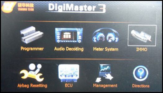 digimaster iii function menu