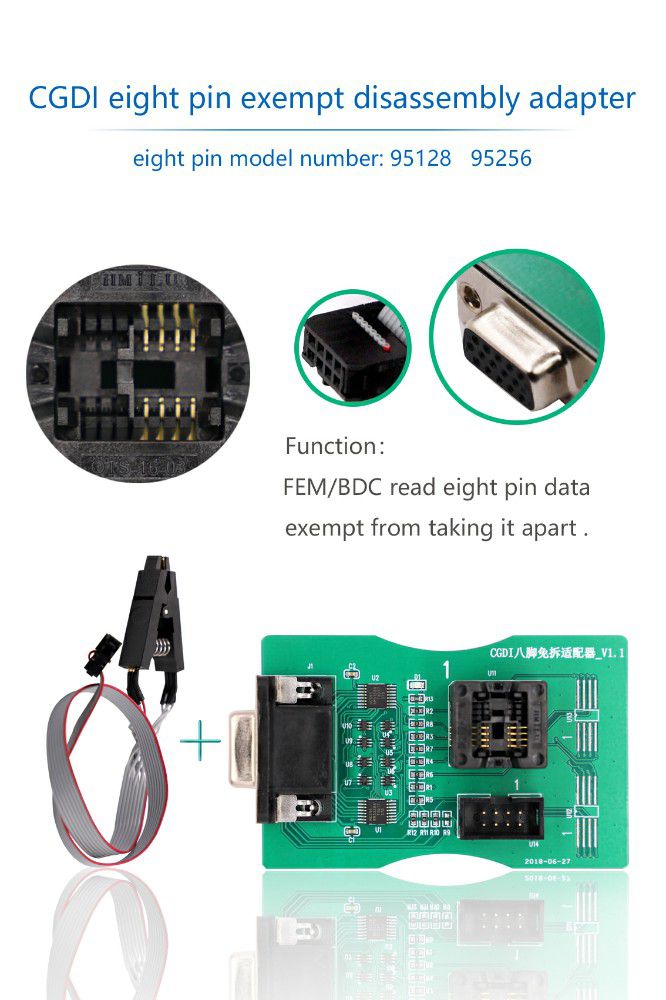 Reading 8 Foot Chip Free Clip Adapter