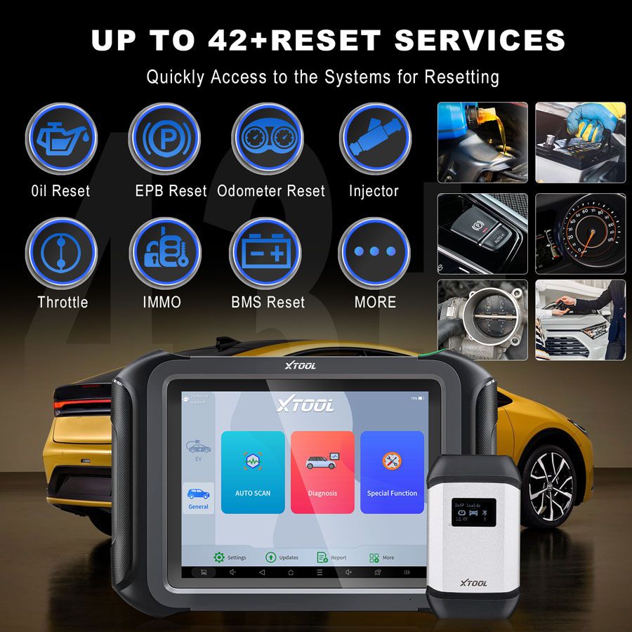 XTOOL D9 EV Electric Vehicles Diagnostic Tablet 